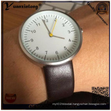 Yxl-531 Hot-Fashion Mimimalist Sunray Face Concise Style Leather Watch, Gold-Plated Case waterproof Quartz Watch, Thin Strap Vogue Watch